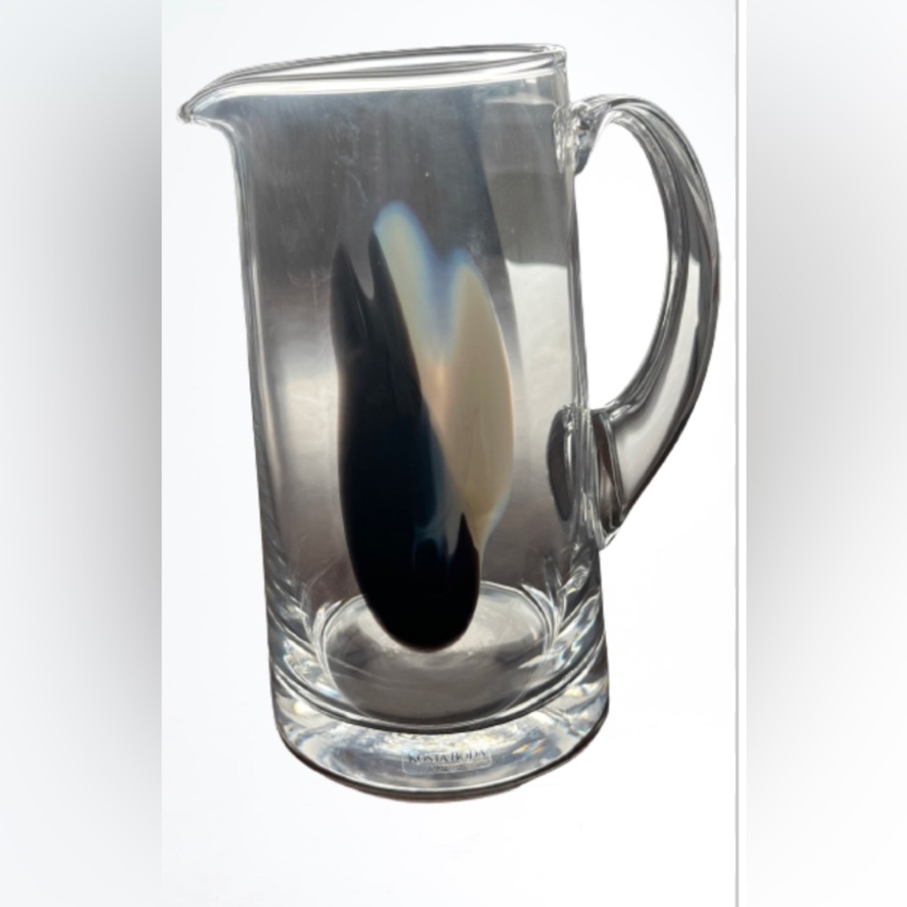 Kosta Boda Pure Kanna Pure Dot Martini Pitcher Limited Edition Gunnel Sahlin